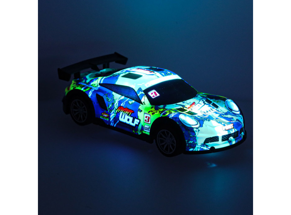 RC sportovní auto modré/zelené