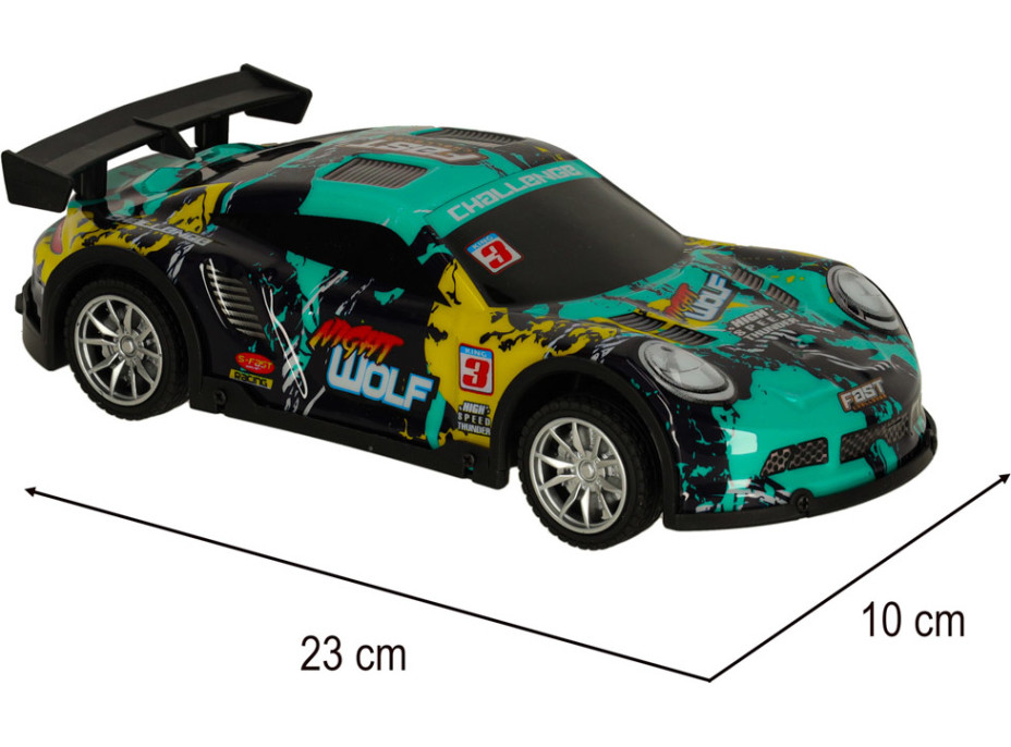 RC sportovní auto modré/zelené