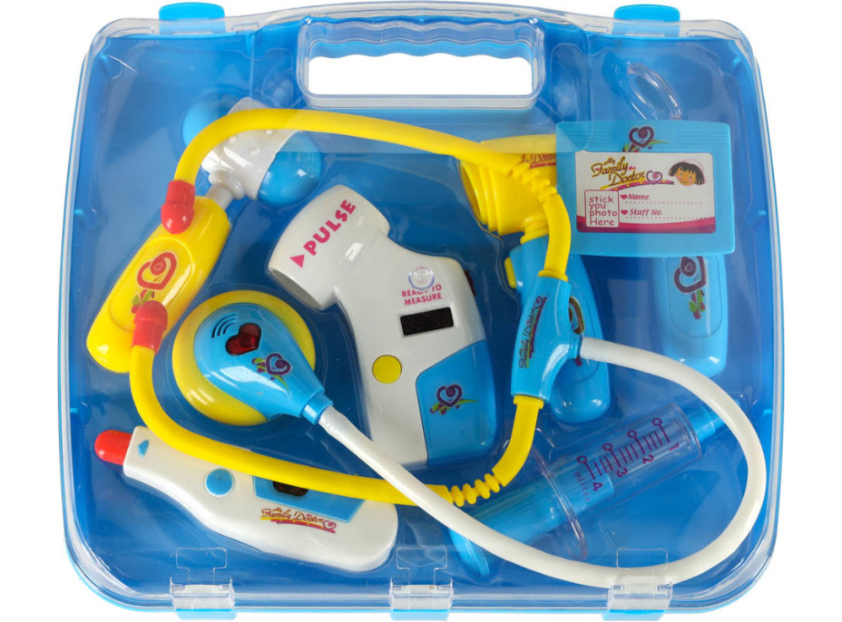 Doktorský set v kufříku DOKTOR se zvuky a světlem - modrý