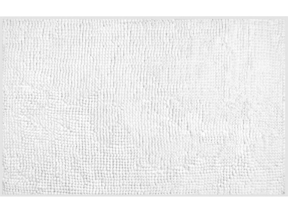 Aqualine CHENILL koupelnová předložka 50x80cm, 100% polyester, bílá CH2011