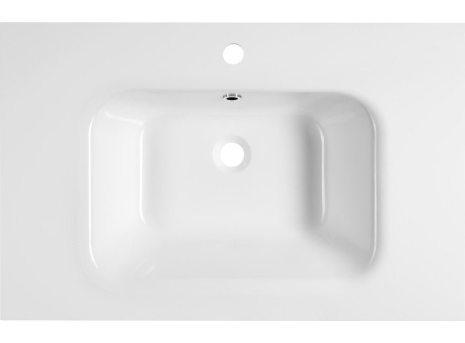 Sapho ARECA umyvadlo, litý mramor, 81x51, 5cm, bílá AC081