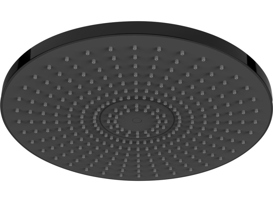 Aqualine Hlavová sprcha, průměr 300mm, ABS/černá mat SC124B
