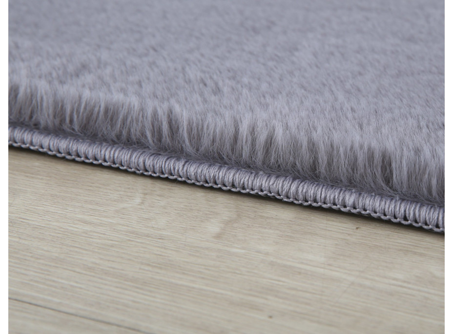 Kusový koberec Pouffy 5100 Grey kruh