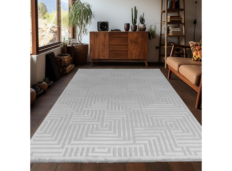 Kusový koberec Sahara 1114 Silver