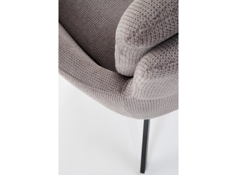 Jídelní otočné křesílko AIDEN - šedé