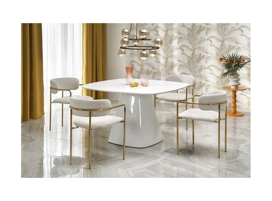 Jídelní křesílko MASON - krémové