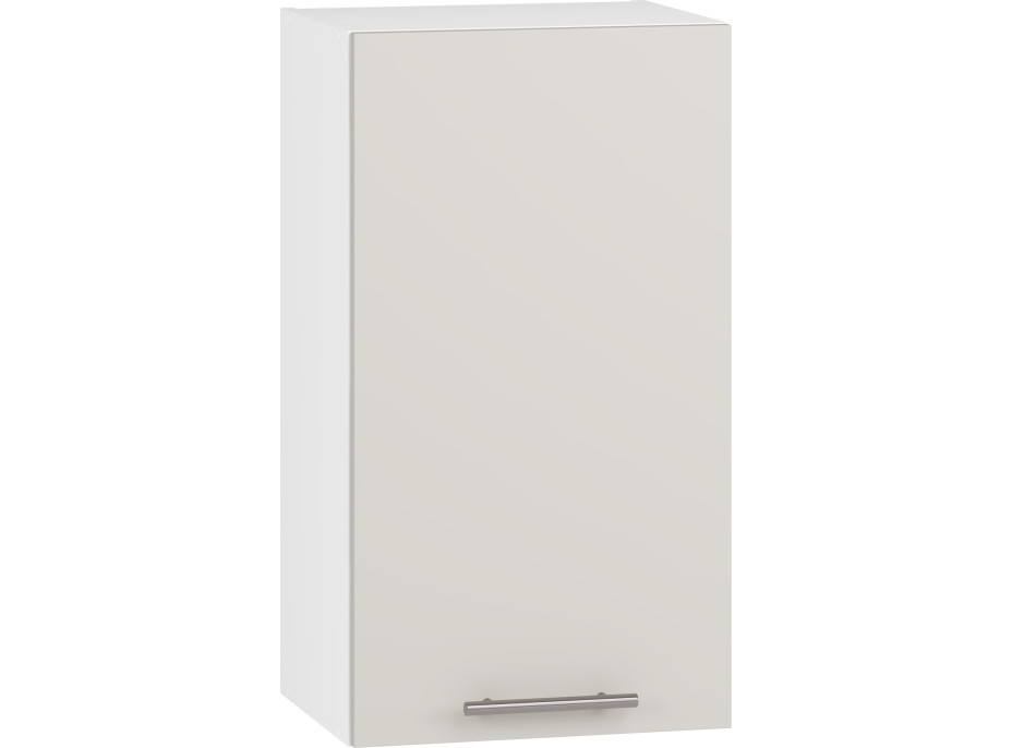 Závěsná kuchyňská skříňka VITO - 40x72x30 cm - kašmírová lesklá