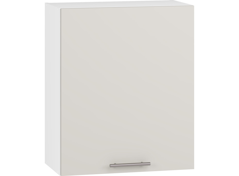 Závěsná kuchyňská skříňka VITO - 60x72x30 cm - kašmírová lesklá