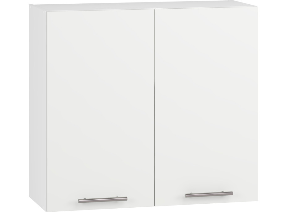 Závěsná kuchyňská skříňka VITO - 80x72x30 cm - bílá matná