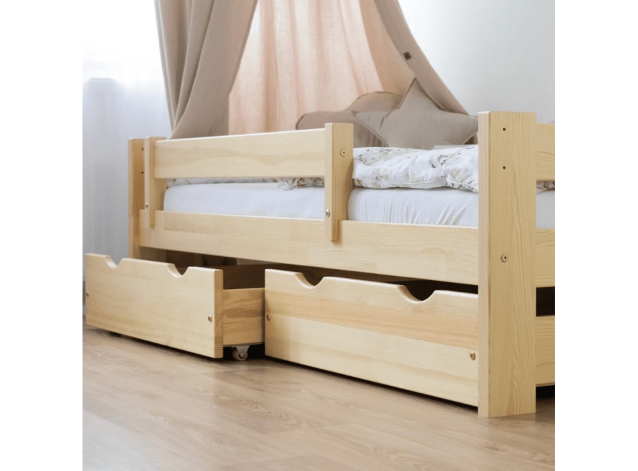 Dětská postel z masivu PAVLÍK - 160x80 cm