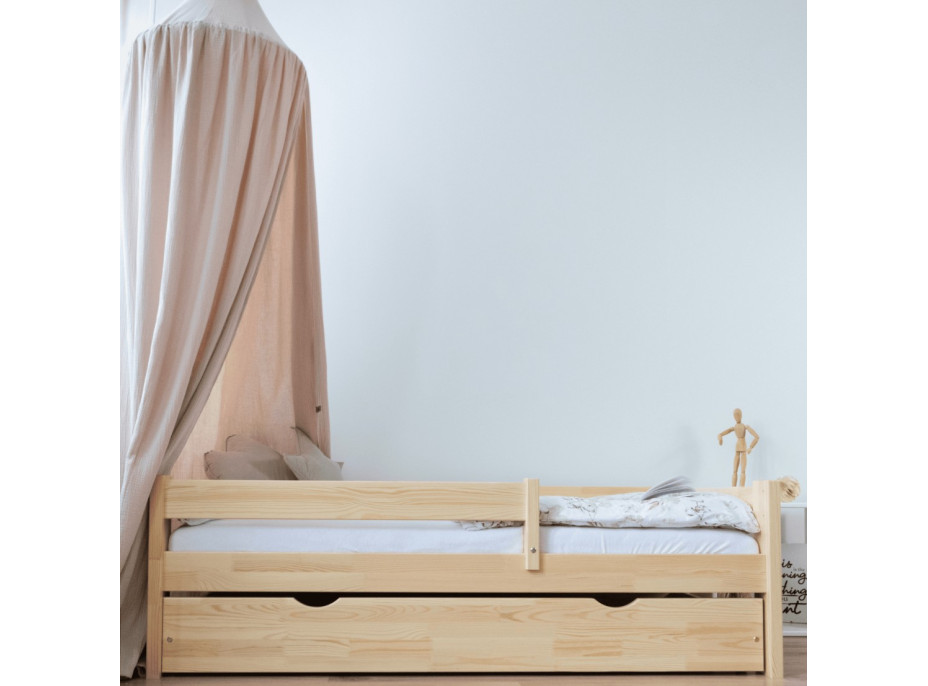 Dětská postel z masivu PAVLÍK - 180x80 cm