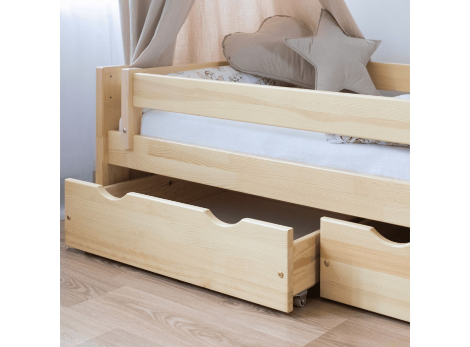Dětská postel z masivu PAVLÍK - 180x80 cm