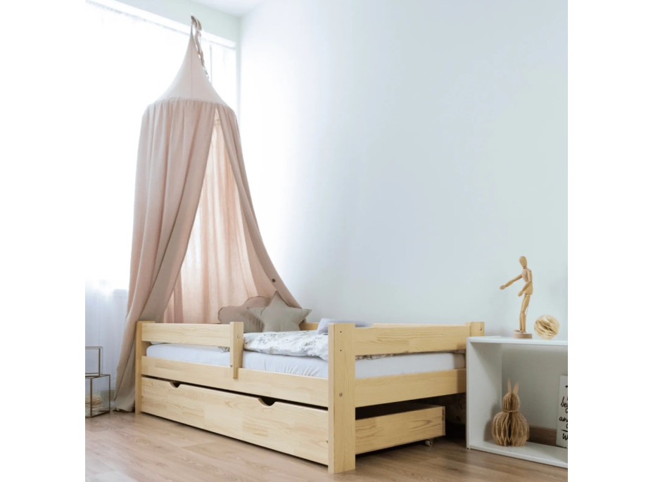 Dětská postel z masivu PAVLÍK - 160x80 cm