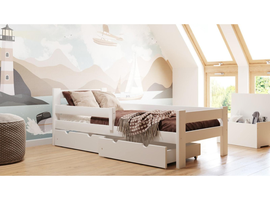 Dětská postel z masivu PAVLÍK MAX - 160x80 cm