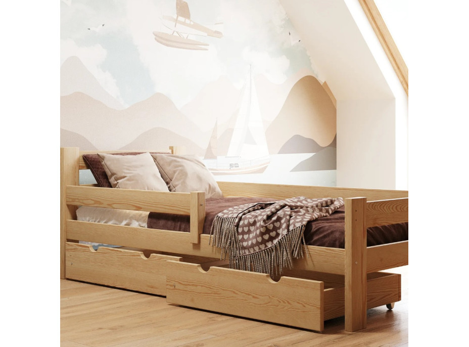 Dětská postel z masivu PAVLÍK MAX - 180x80 cm