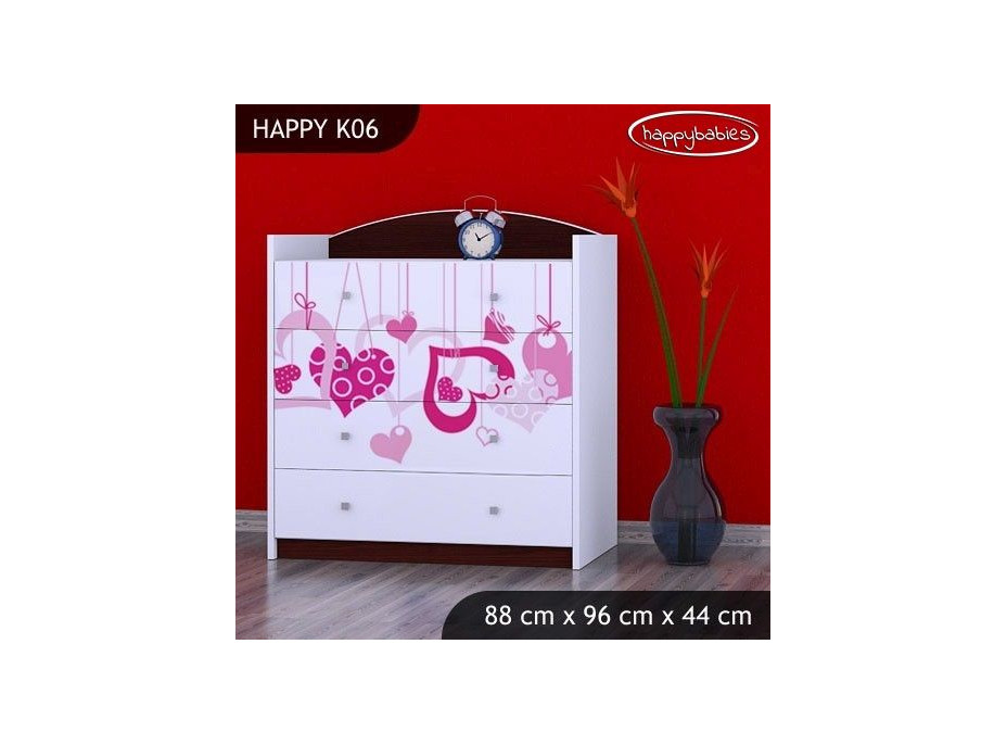 Dětská komoda FALL IN LOVE - TYP 6