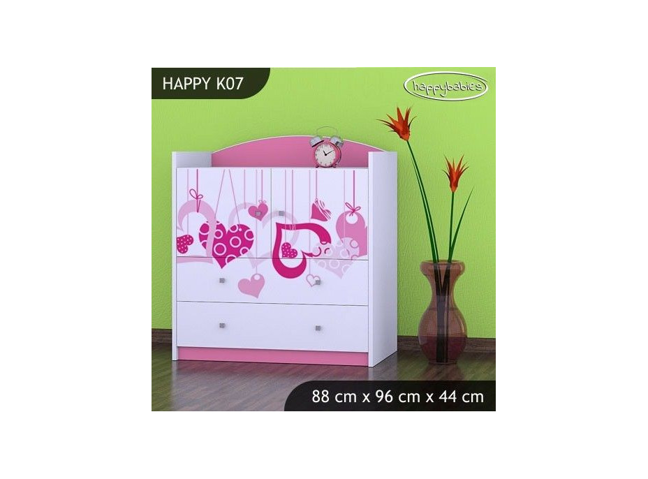 Dětská komoda FALL IN LOVE - TYP 7