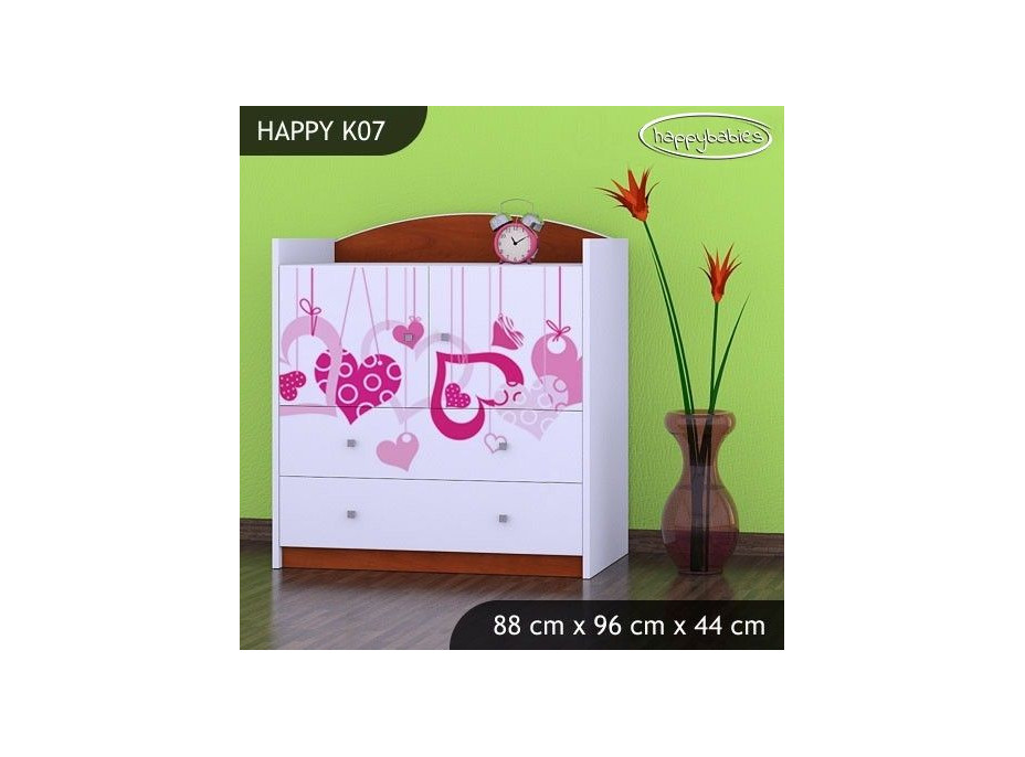 Dětská komoda FALL IN LOVE - TYP 7