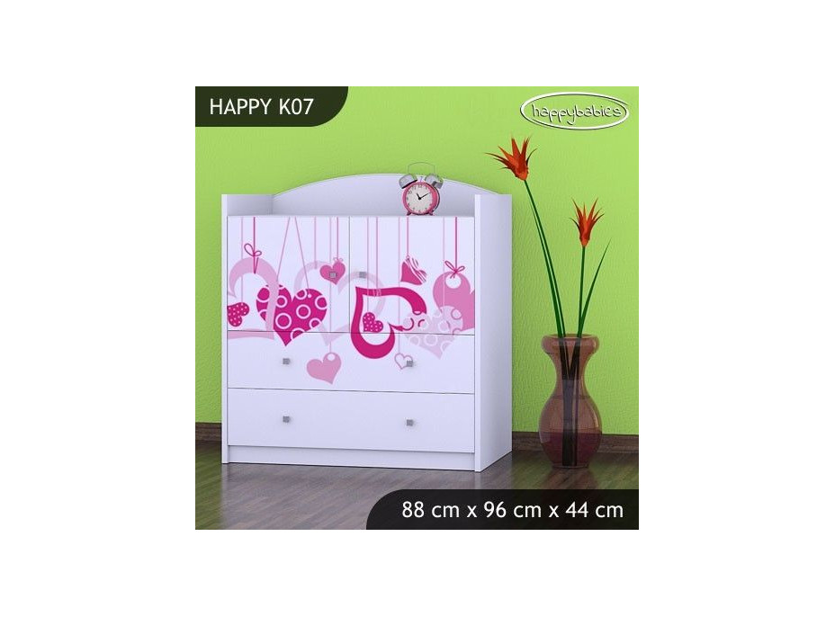 Dětská komoda FALL IN LOVE - TYP 7