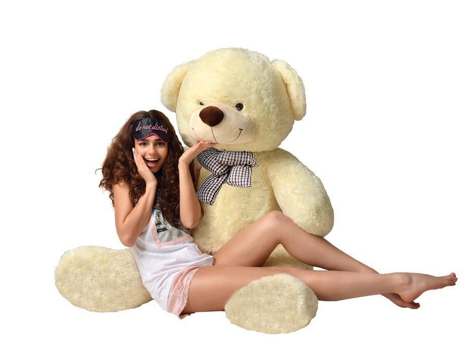 Plyšový medvídek TEDDY - krémový