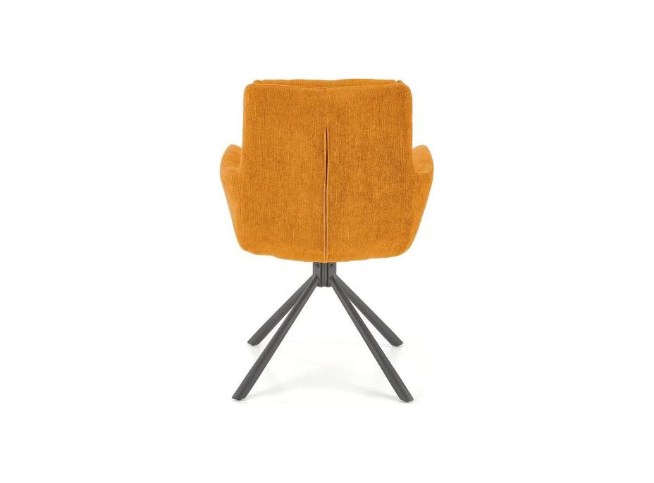 Jídelní otočné křesílko HAYES - hořčicově žluté