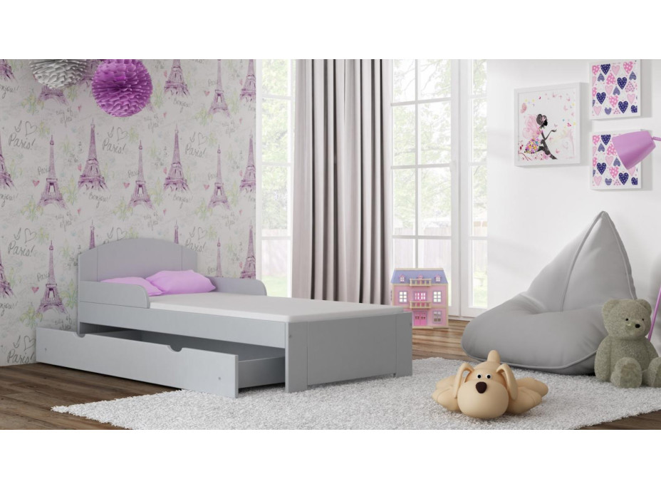 Dětská postel z masivu BIST - 160x80 cm