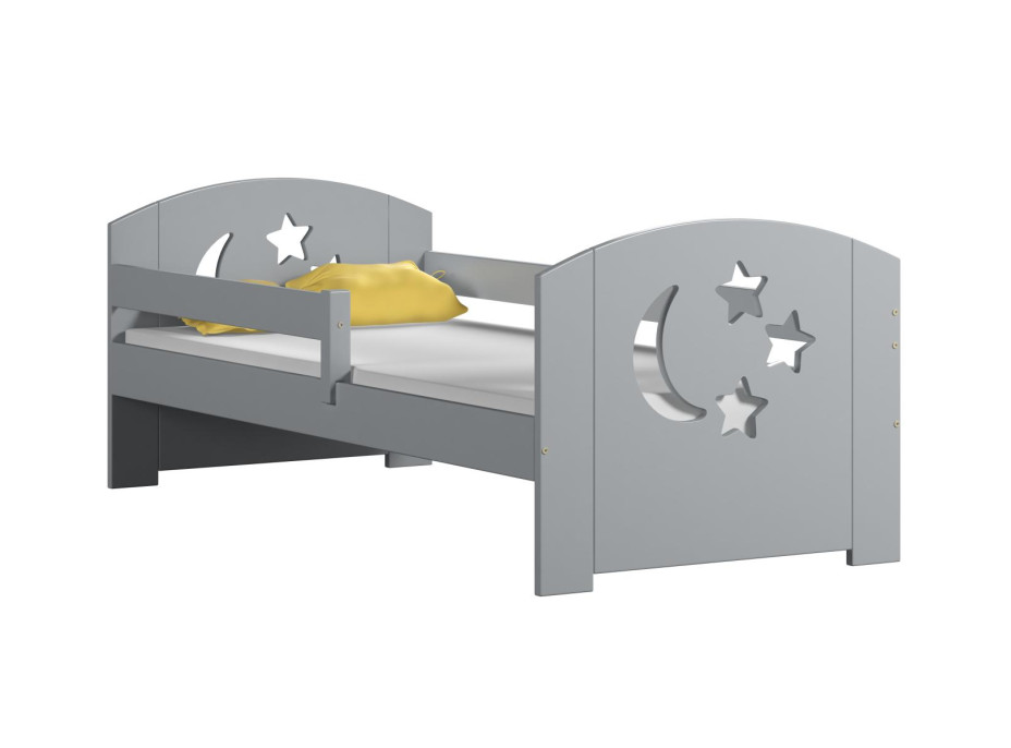 Dětská postel z masivu LOMI - 160x80 cm