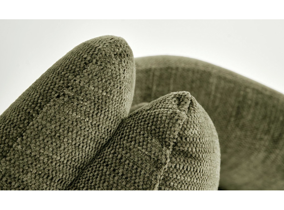 Jídelní otočné křesílko HAYES - olivově zelené