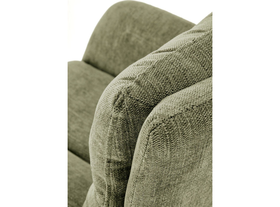 Jídelní otočné křesílko HAYES - olivově zelené