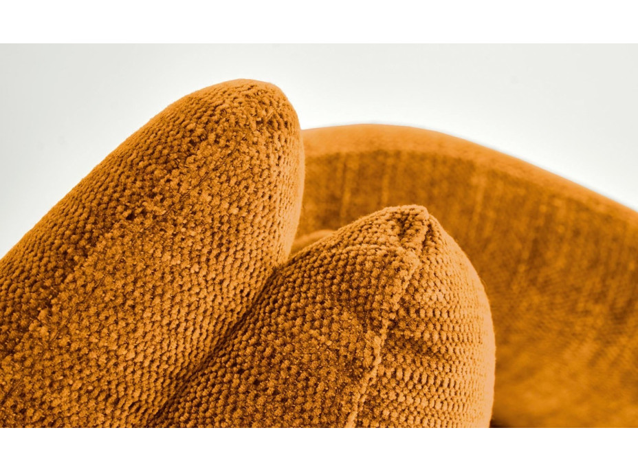 Jídelní otočné křesílko HAYES - hořčicově žluté