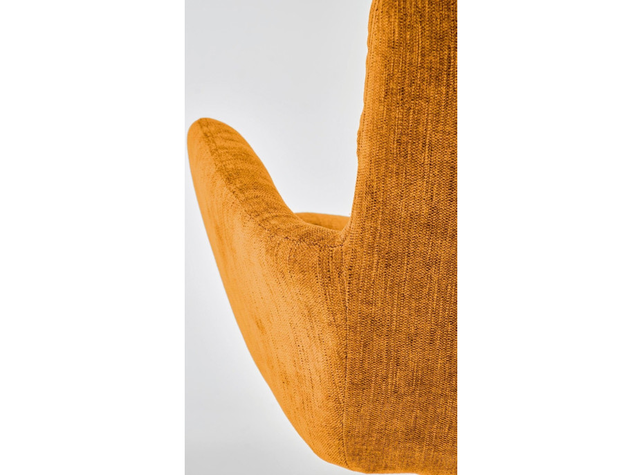 Jídelní otočné křesílko HAYES - hořčicově žluté