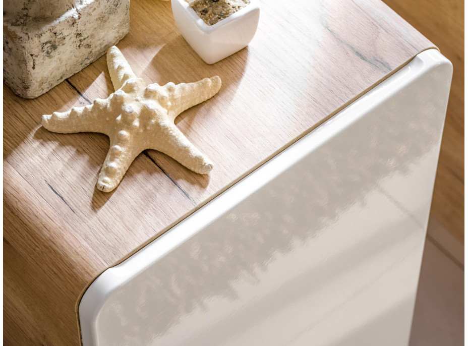 Koupelnová závěsná skříňka pod umyvadlo BÁRA 80 cm