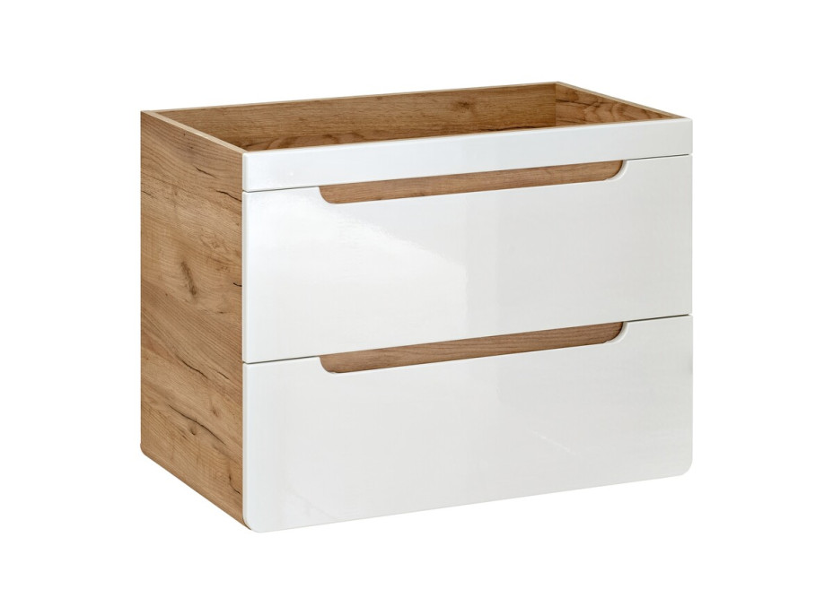 Koupelnová závěsná skříňka pod umyvadlo BÁRA 80 cm