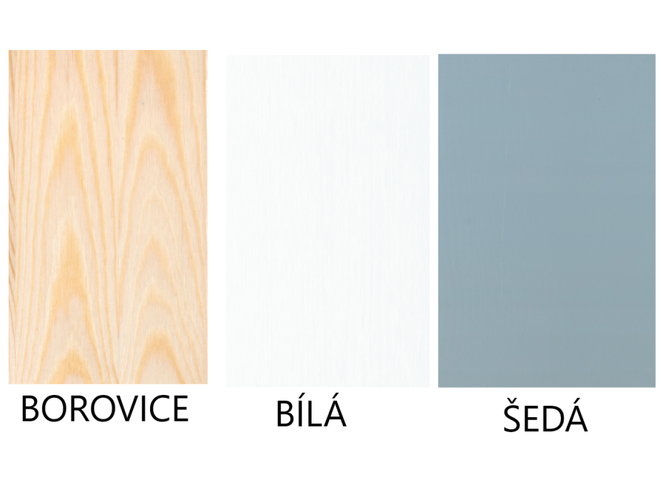 Dětská patrová postel z masivu GABI - 180x80 cm