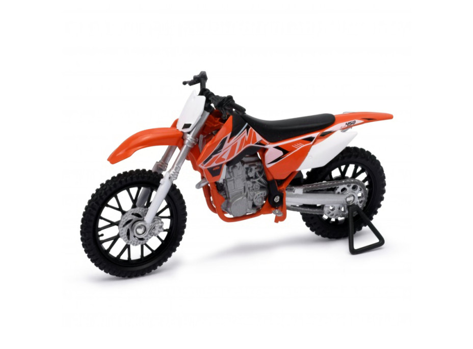 Welly Motocykl KTM 450 SX-F 1:18 oranžový
