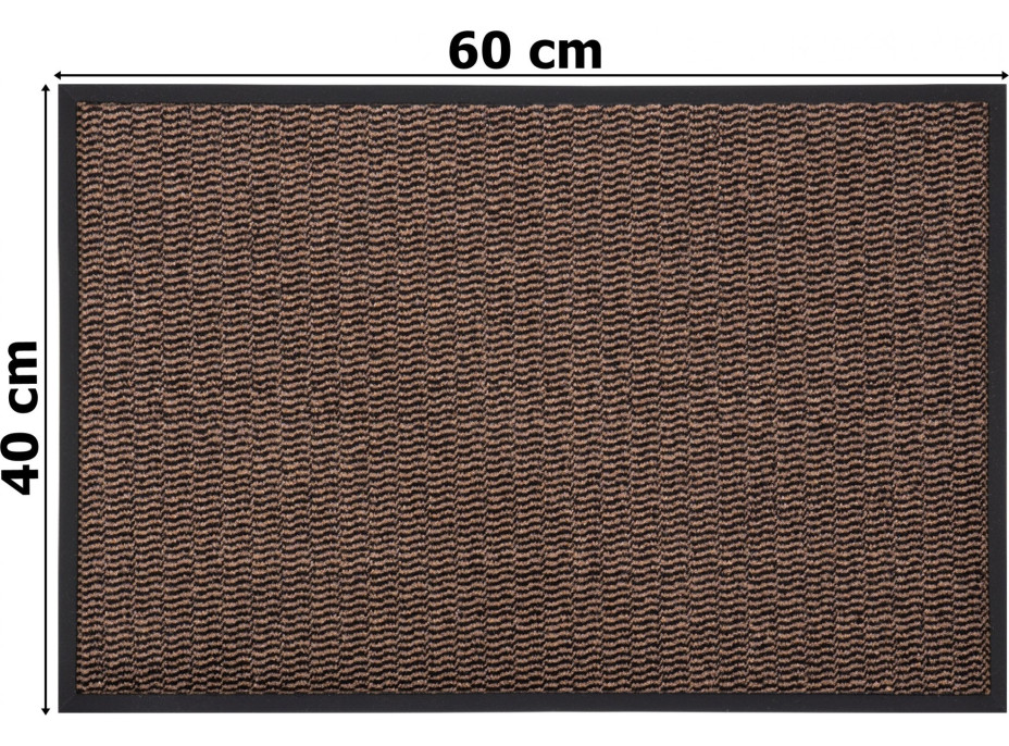 Rohožka NEILA 40x60 cm - hnědá