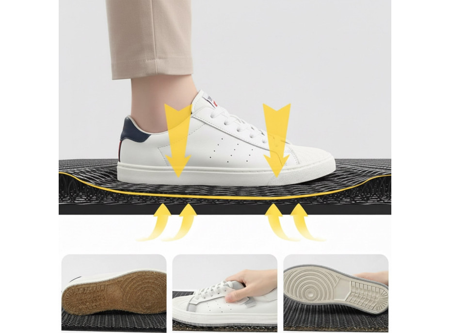 Rohožka AZARIA 60x90 cm - šedá