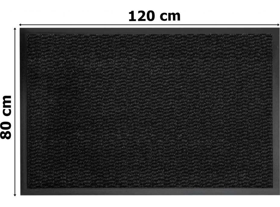 Rohožka VANDA 80x120 cm - šedá