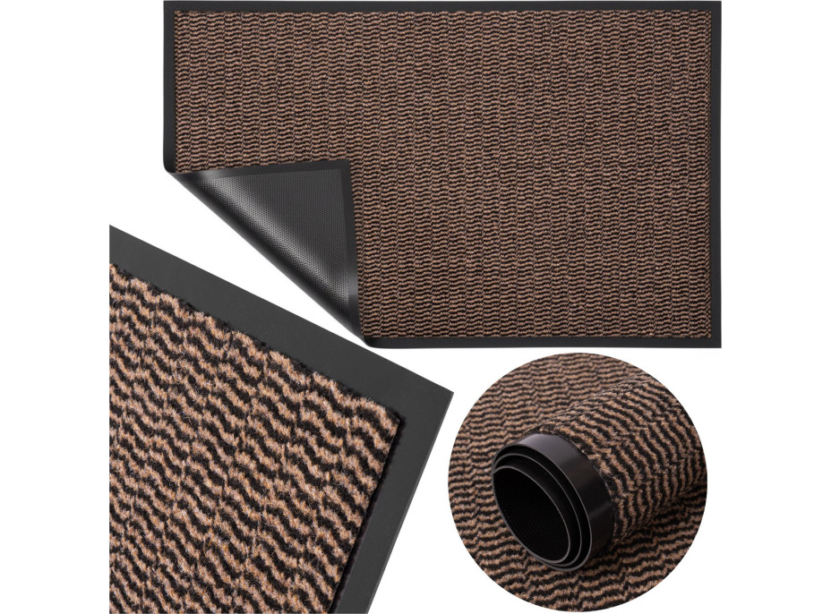 Rohožka ALMERIA 90x150 cm - hnědá