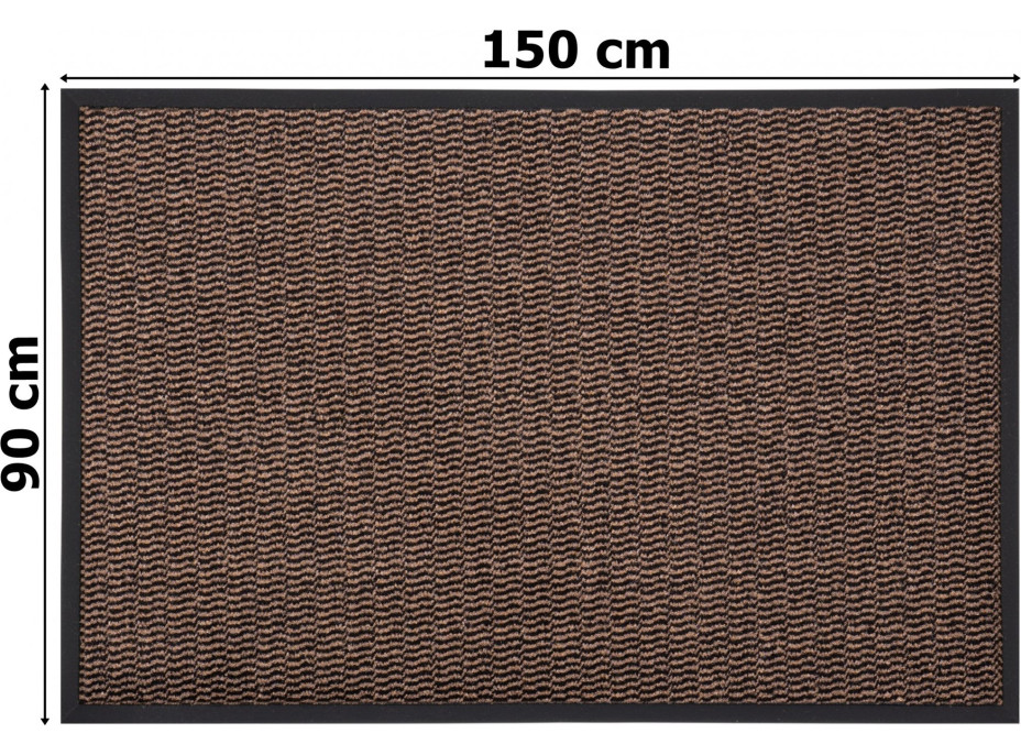 Rohožka ALMERIA 90x150 cm - hnědá