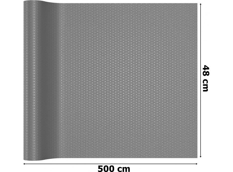 Protiskluzová podložka do zásuvky HALVE 48 x 500 - šedá