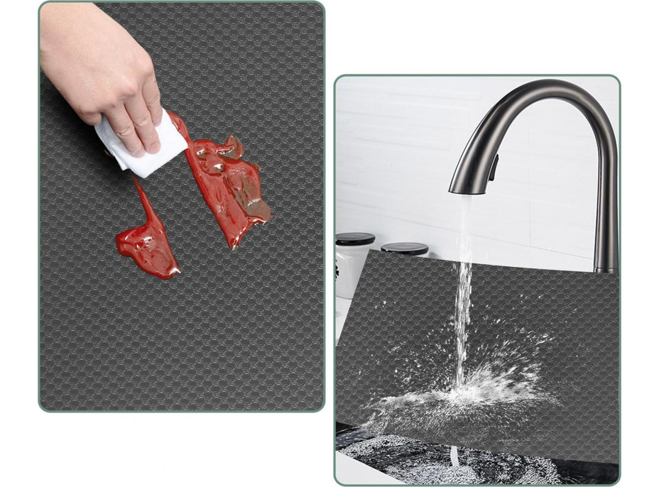 Protiskluzová podložka do zásuvky HALVE 48 x 500 - šedá