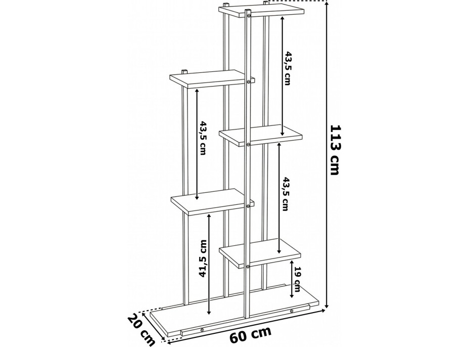 Stojan na květiny IKER VANILLA CRAFT