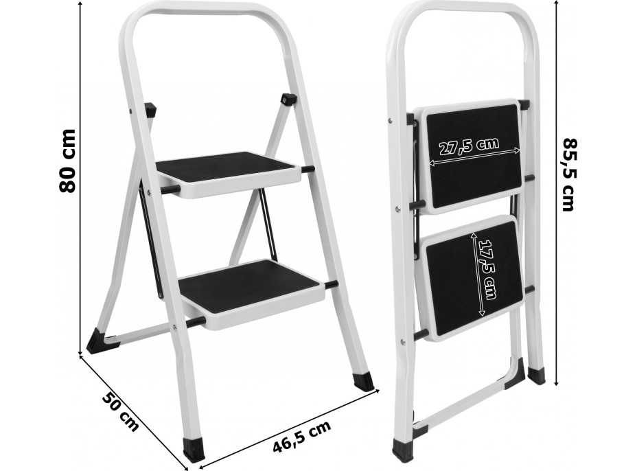 Skládací schůdky STIGE se 2 stupni
