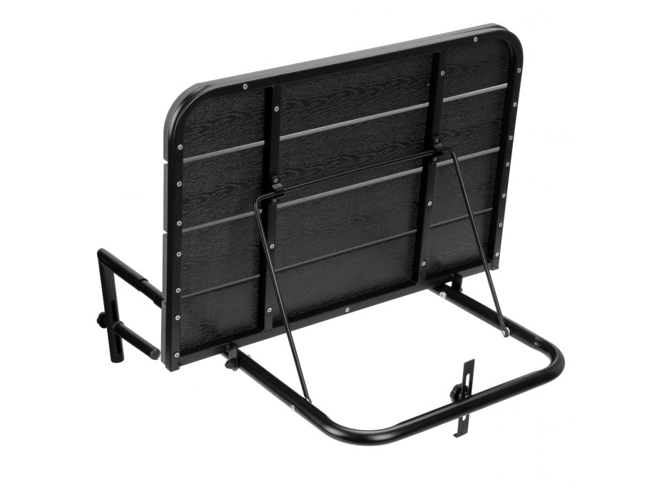 Závěsný stolek na balkon ARETTO - černý