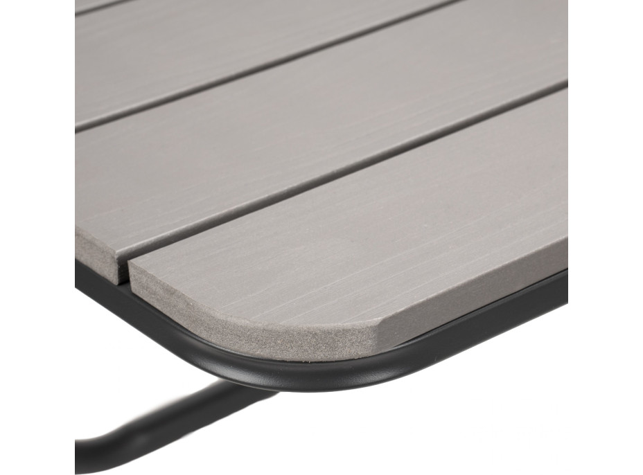 Závěsný stolek na balkon ARETTO - šedý