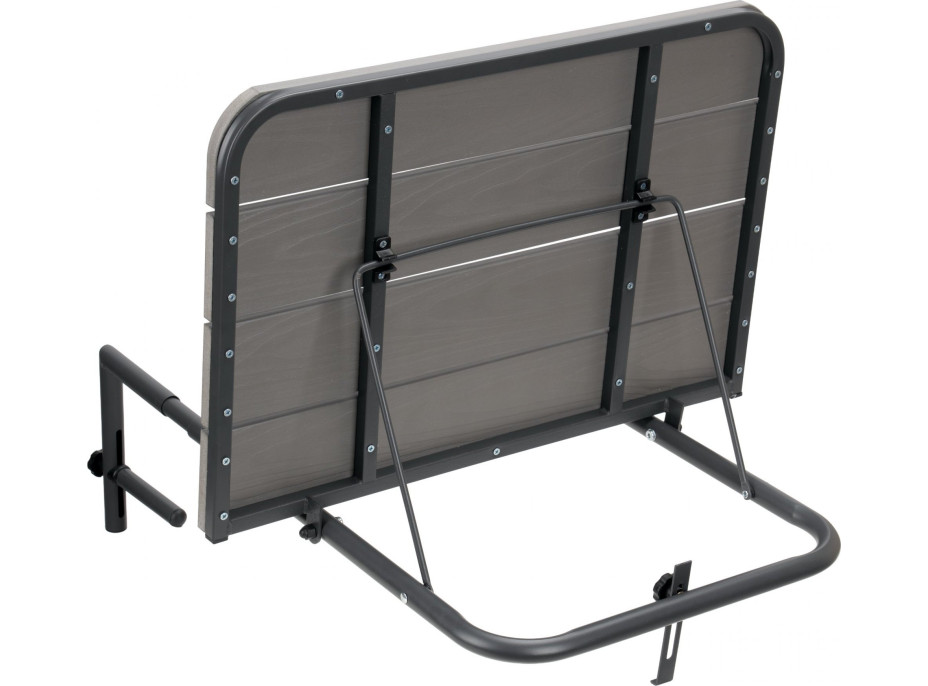 Závěsný stolek na balkon ARETTO - šedý