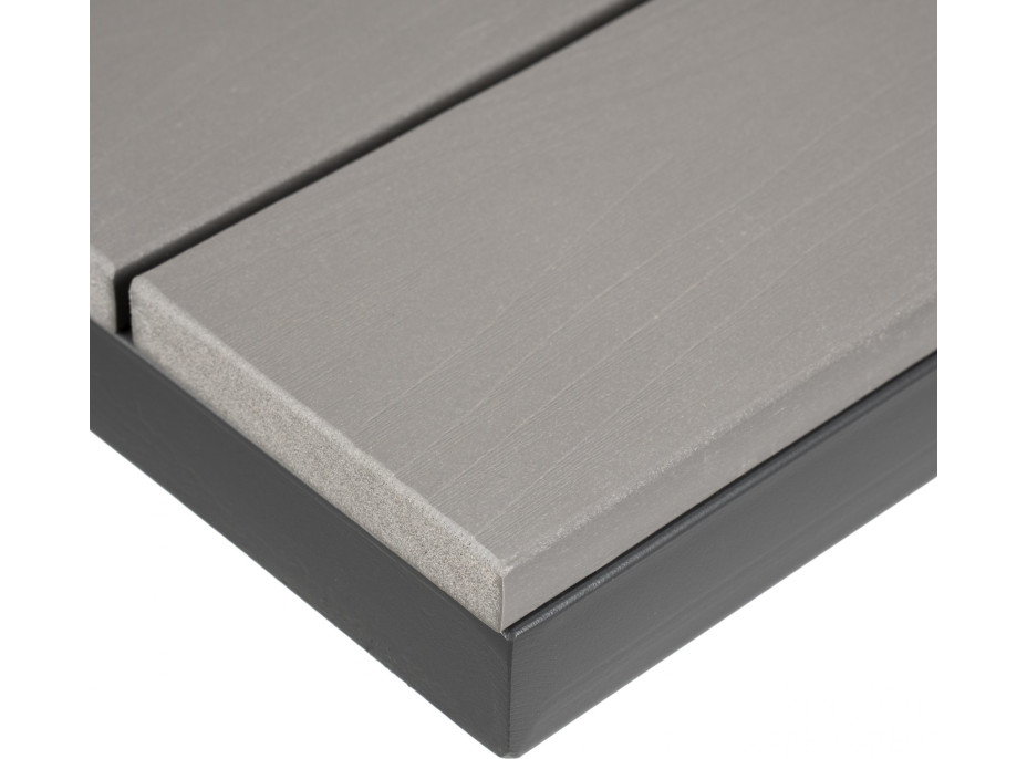 Závěsný stolek na balkon AGATTI BIS STONEWOOD - šedý