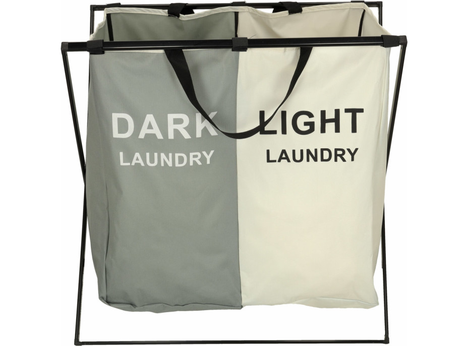 Koš na prádlo - 2 přihrádky