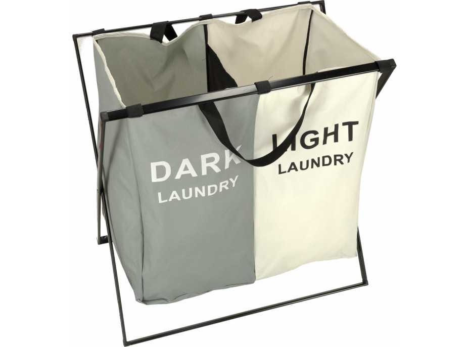 Koš na prádlo - 2 přihrádky